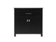 Elegant Lighting - SC013030BK - Bathroom Storage Freestanding Cabinet - Adian - Black