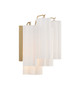 Addis Two Light Wall Sconce (ADD-302-AG-WH)