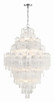 Crystorama - ADD-319-CH-CL - 20 Light Chandelier - Addis - Polished Chrome