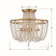 Arcadia Three Light Semi Flush Mount (ARC-1900-GA-CL-MWP)