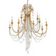 Crystorama - ARC-1909-GA-CL-MWP - 12 Light Chandelier - Arcadia - Antique Gold