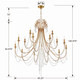 Arcadia 15 Light Chandelier (ARC-1919-GA-CL-MWP)