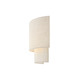 Textile One Light Wall Sconce (FAB-5770-CREM)