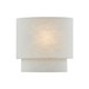 Textile One Light Wall Sconce (FAB-5770-CREM)