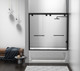 Elegant Lighting - TD333-6060MBK - Tub Door - Trenton - Matte Black