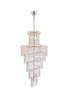 Elegant Lighting - V1800SR48C/RC - 41 Light Chandelier - Spiral - Chrome