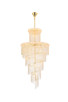 Elegant Lighting - V1800SR48G/RC - 41 Light Chandelier - Spiral - Gold