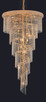 Elegant Lighting - V1801SR30G/RC - 22 Light Chandelier - Spiral - Gold