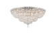 Elegant Lighting - V2528F36C/RC - 21 Light Flush Mount - Tranquil - Chrome