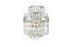 Elegant Lighting - V8949W12C/RC - Two Light Wall Sconce - Corona - Chrome