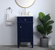 Park Avenue Single Bathroom Vanity (VF12518BL)