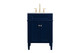 Elegant Lighting - VF12524BL - Single Bathroom Vanity - Park Avenue - blue