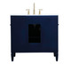 Park Avenue Single Bathroom Vanity (VF12536BL)