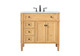 Elegant Lighting - VF12536NW - Single Bathroom Vanity - Park Avenue - natural wood