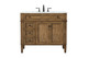 Elegant Lighting - VF12540DW - Single Bathroom Vanity - Park Avenue - driftwood