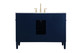 Park Avenue Single Bathroom Vanity (VF12548BL)
