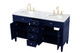 Park Avenue Double Bathroom Vanity (VF12560DBL)