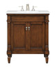 Elegant Lighting - VF13030WT-VW - Single Bathroom Vanity - Lexington - Walnut