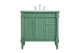 Elegant Lighting - VF13036VM-VW - Single Bathroom Vanity - Lexington - Vintage mint