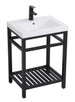 Raya Single Bathroom Vanity (VF14024BK)