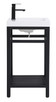 Raya Single Bathroom Vanity (VF14024BK)