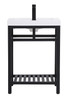 Raya Single Bathroom Vanity (VF14024BK)