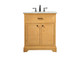 Elegant Lighting - VF15030NW - Single Bathroom Vanity - Americana - natural wood
