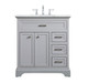 Elegant Lighting - VF15032GR - Single Bathroom Vanity - Americana - grey