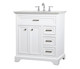 Americana Single Bathroom Vanity (VF15032WH)