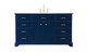 Elegant Lighting - VF15060BL - Single Bathroom Vanity - Americana - blue