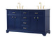 Americana Bathroom Vanity Set (VF15060DBL)