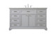 Elegant Lighting - VF15060GR - Single Bathroom Vanity - Americana - grey