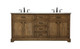 Elegant Lighting - VF15072DDW - Double Bathroom Vanity - Americana - driftwood