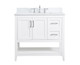 Elegant Lighting - VF16036WH-BS - Bathroom Vanity Set - Aubrey - White