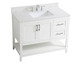 Aubrey Bathroom Vanity Set (VF16042WH-BS)