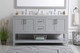 aubrey Double Bathroom Vanity (VF16060DGR)