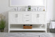 aubrey Double Bathroom Vanity (VF16060DWH)