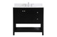 Elegant Lighting - VF16436BK-BS - Bathroom Vanity Set - Theo - Black