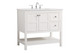 Theo Single Bathroom Vanity (VF16436WH)
