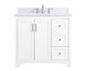 Elegant Lighting - VF17036WH-BS - Bathroom Vanity Set - Moore - White