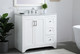 Moore Bathroom Vanity Set (VF17036WH-BS)