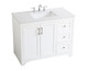 moore Single Bathroom Vanity (VF17042WH)