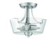 Craftmade - 41952-BNK-CS - Two Light Semi Flush Mount Convertible - Grace - Brushed Polished Nickel