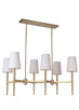 Ella Six Light Chandelier (44626-SB)