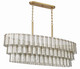 Craftmade - 48677-SB - Seven Light Island Pendant - Museo - Satin Brass