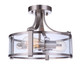 Elliot Three Light Semi Flush Mount (55353-BNK)