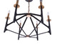 The Reserve Six Light Chandelier (55526-FBSB)