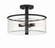 Hailie Four Light Convertible Semi Flush (55654-FB)