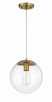 Craftmade - 56891-SB - One Light Pendant - Gaze - Satin Brass
