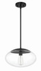 Craftmade - 56894-FB - One Light Pendant - Gaze - Flat Black